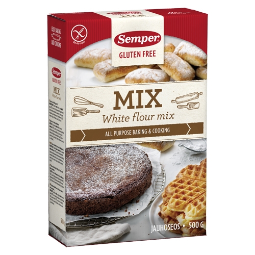 Image of Brødmix hvid glutenfri 500gr Semper