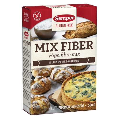 Image of Brødmix med fiber glutenfri 500gr Semper