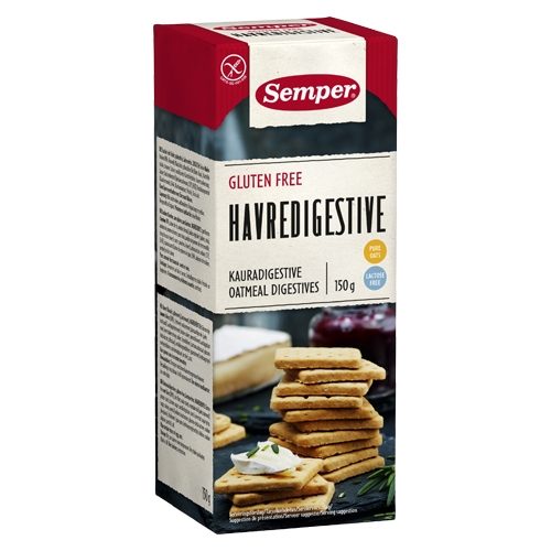 Image of Digestive havre glutenfri 150gr Semper