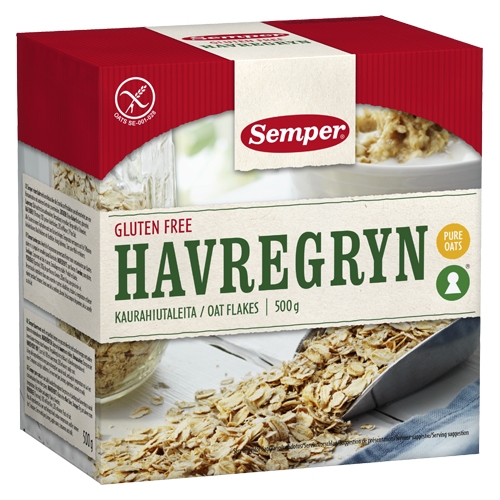 Image of Havregryn glutenfri 500gr Semper