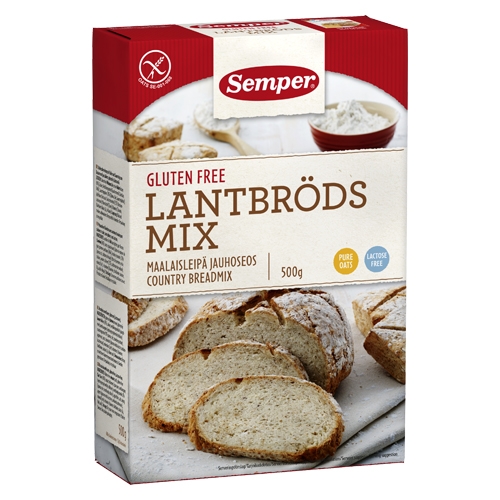 Image of Landbrødsmix glutenfri 500gr Semper