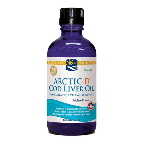 Image of Torskelevertran +D citrus Cod liver oil 237ml fra Nordic Naturals