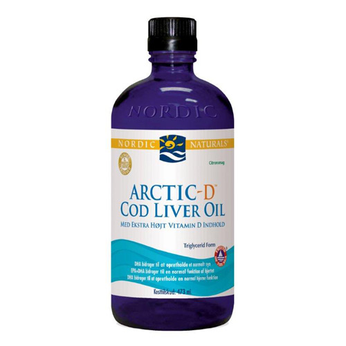 Image of Torskelevertran +D citrus Cod liver oil 474ml fra Nordic Naturals