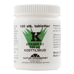 Image of K-vitamin 150 ug 100 tab