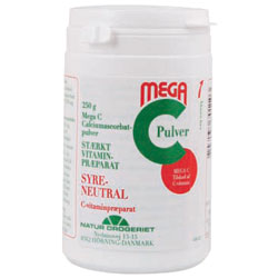 Image of Mega C calciumascorbat 700mg 250gr Natur drogeriet