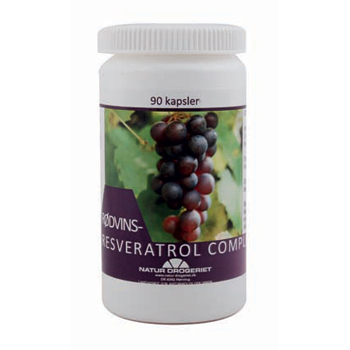 Image of Rødvins-Resveratrol Complex 90 kap fra Natur Drogeriet