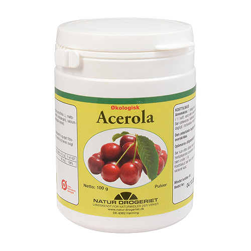 Image of Acerola C-pulver 100gr økologisk fra Natur drogeriet