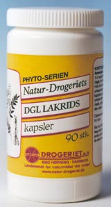 Image of DGL lakrids 90 kap fra Naturdrogeriet