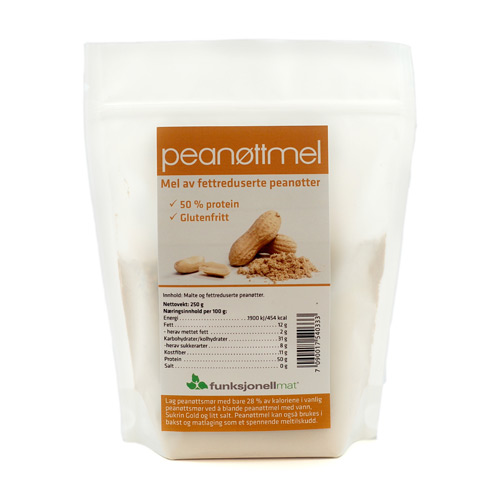 Image of Peanutmel fedtreduceret glutenfri 250gr