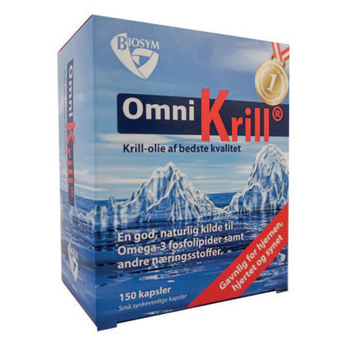 Image of Biosym OmniKrill 500 mg (120 kapsler)