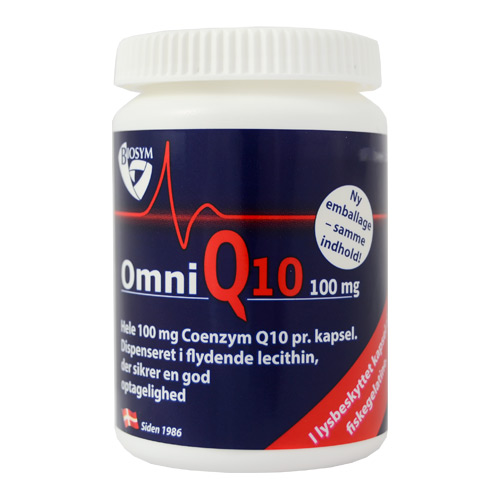 Image of Biosym OmniQ10 Energy 100 mg (60 kapsler)