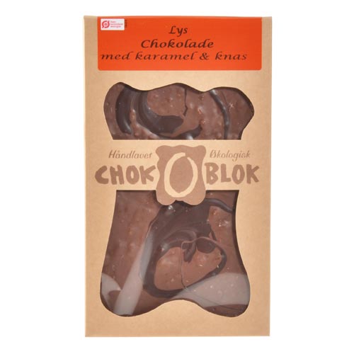 Image of Chok o blok med karamel/knas økologisk 170gr fra Økoladen