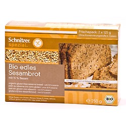 Image of Sesambrød glutenfri økologisk 250 gr fra Rømer