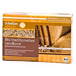 Image of Landbrød glutenfri økologisk 250 gr fra Rømer