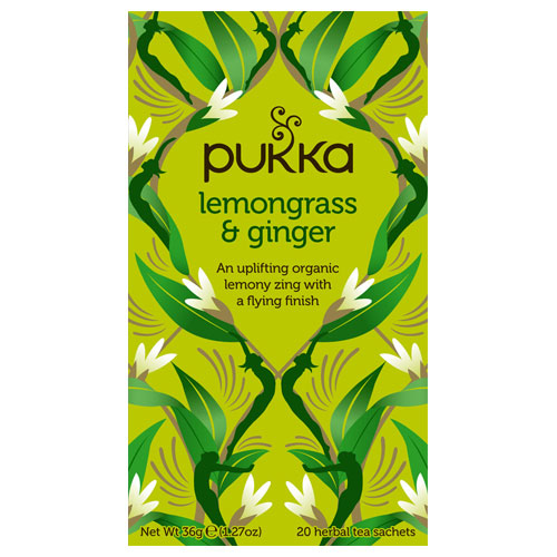 Image of Lemongrass & Ginger te Økologisk 20 br fra Pukka