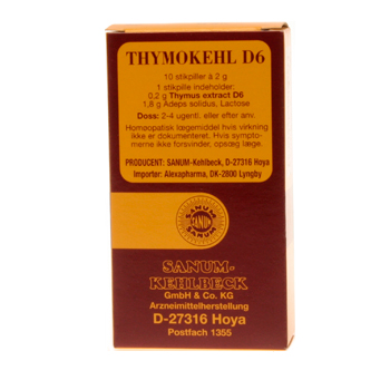 Image of Thymokehl D6 stikpiller 10 stk