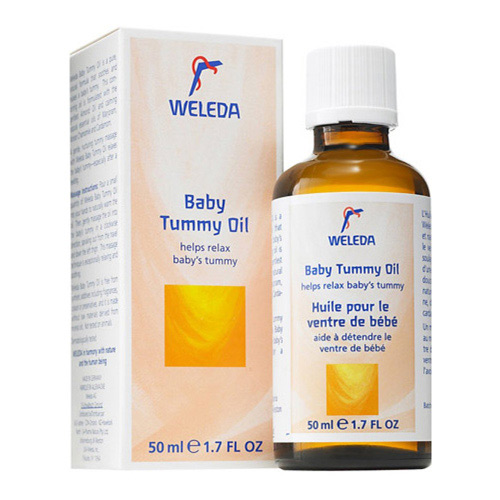 Image of Weleda mavemassageolie til baby - 50 ml