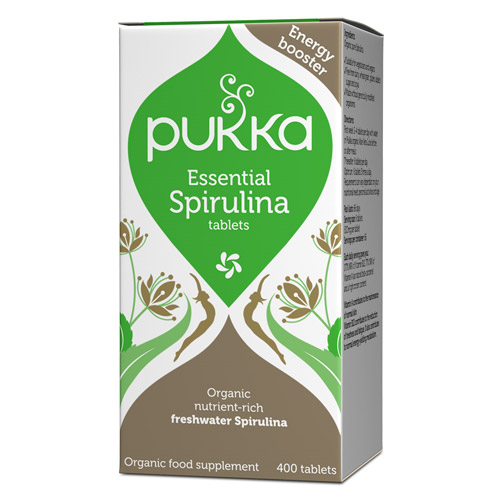 Image of Spirulina 500 mg 400tab økologisk Pukka