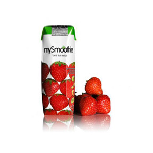 Image of Jordbær smoothie 250ml fra mySmoothie