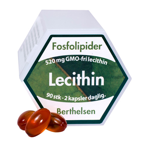 Image of Lecithin kapsler 90 kap fra Berthelsen