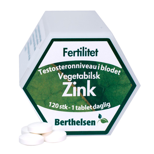 Image of Zink 20 mg 120 tab fra Berthelsen