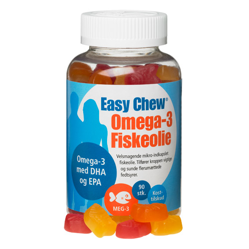 Image of EasyChew Omega 3 - 90stk Dansk Farmaceutisk Industri