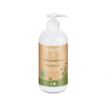 Image of Shampoo treatment organic gingo & olive 500ml fra Sante