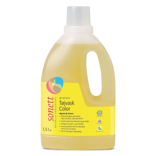 Image of Flydende tøjvask colour økologisk fra Sonett (1,5 liter)