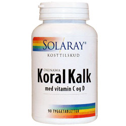 Image of KoralKalk tyggetablet 90 tab fra Solaray