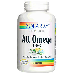 Image of All Omega 3-6-9 90 kap fra Solaray