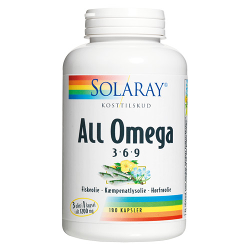 Image of All Omega 3-6-9 180 kap fra Solaray