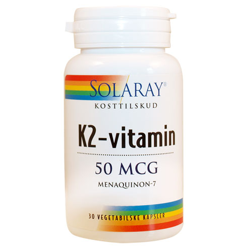 Image of K2-vitamin 50 mcg 30kap fra Solaray