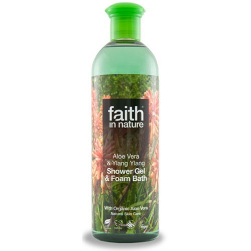 Image of Shower gel aloe vera 400ml fra Faith in nature