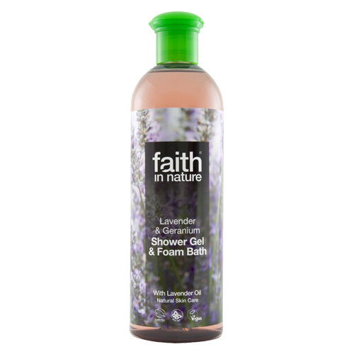 Image of Shower gel lavendel 400ml fra Faith in nature