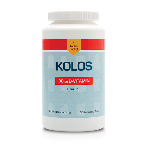 Image of Kolos (stærk D-vitamin m. calcium) 180 tab