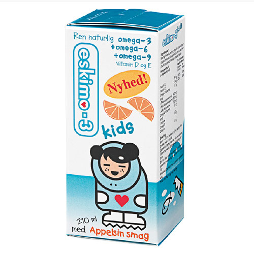 Image of Eskimo-3 Kids m. appelsin smag 210ml