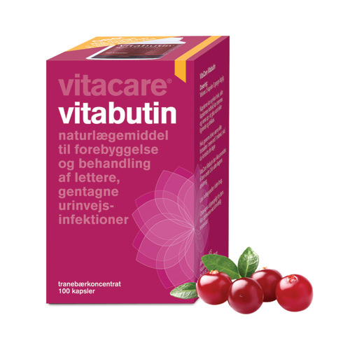 Image of Tranebær Vitabutin gelatinekapsler 100kap Jemo pharm