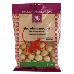 Image of Macadamianødder med havsalt økologisk 65gr fra Urtekram