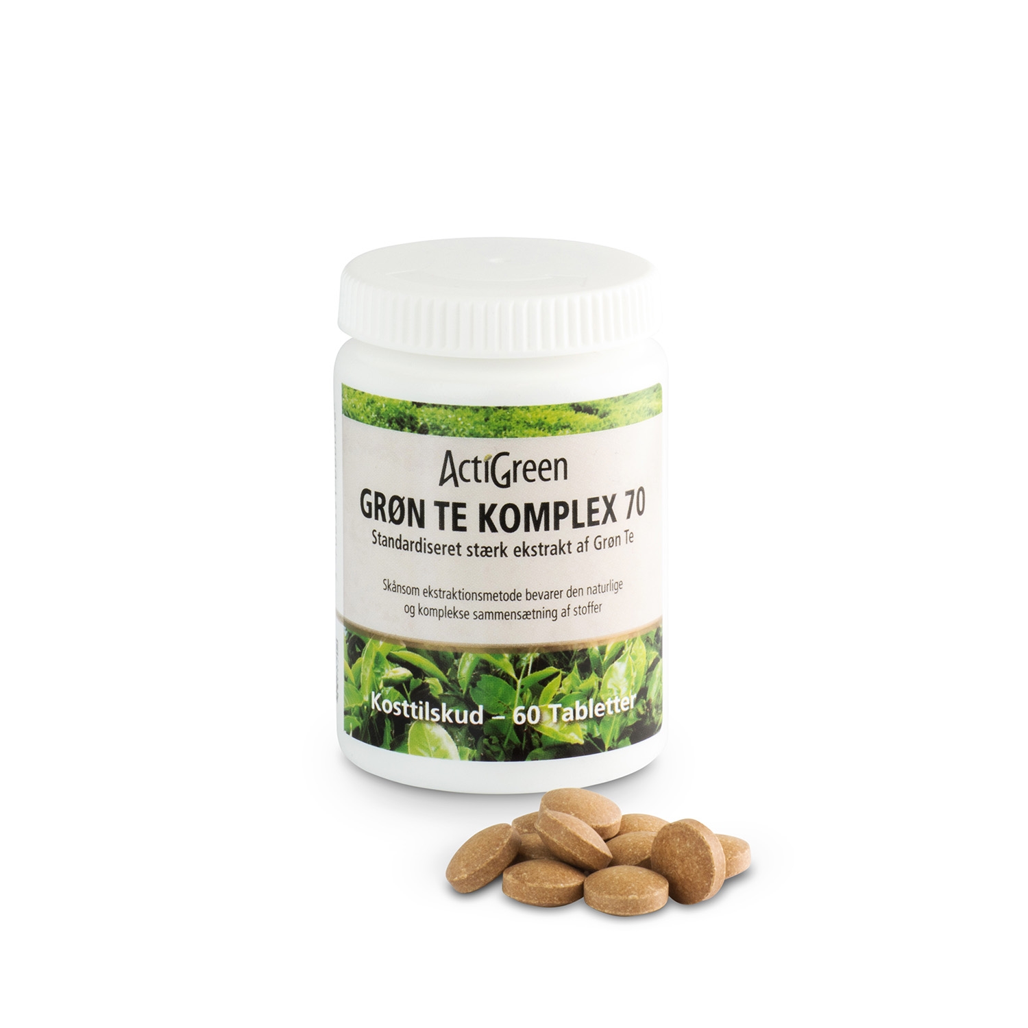 Image of Grøn tea Komplex no. 70 60 tab fra Pharma Greens