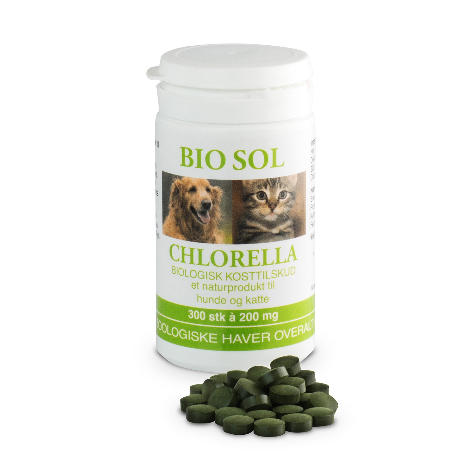 Image of Bio Sol Chlorella til Dyr 300 tab