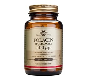 Image of Folinsyre (Folacin) 400 mcg 250 tab fra Solgar Nordic