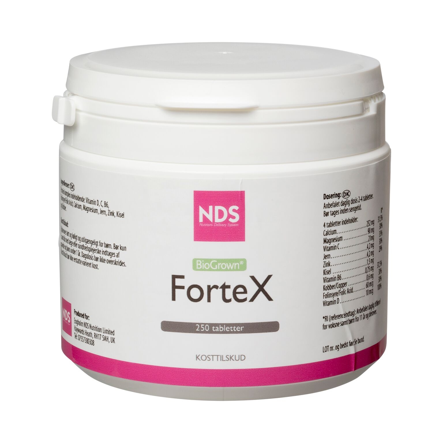 Image of NDS ForteX 250 tab fra Engholmgruppen