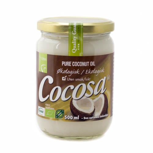 Image of Cocosa ren kokosolie som stegeolie 500 ml