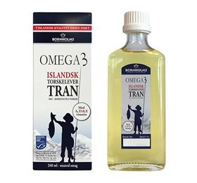 Image of Islandsk tran Omega 3 240ml Lysi