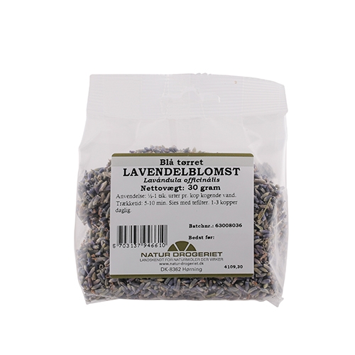 Image of Lavendelblomst blå 70 gr fra Naturdrogeriet