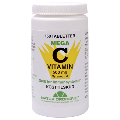 Image of Mega C syreneutral * 500 mg 150 tab