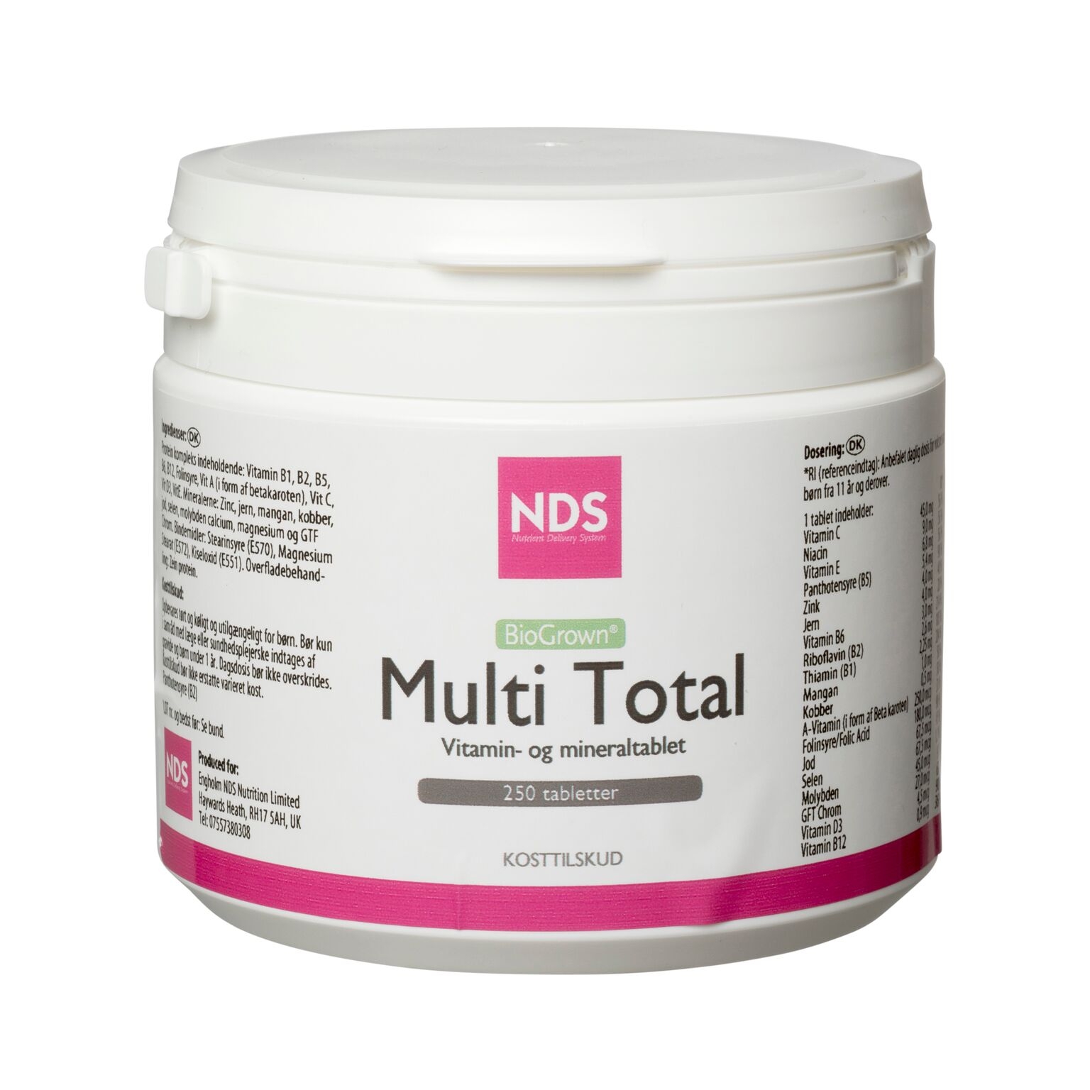 Image of NDS Multi Total - multivit og mineral 250 tab