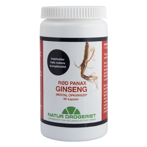 Image of Rød Ginseng 400 mg 90 kap fra Naturdrogeriet