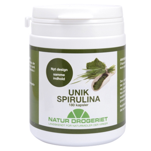 Image of Spirulina Unik 350 mg 180 tab fra naturdrogeriet