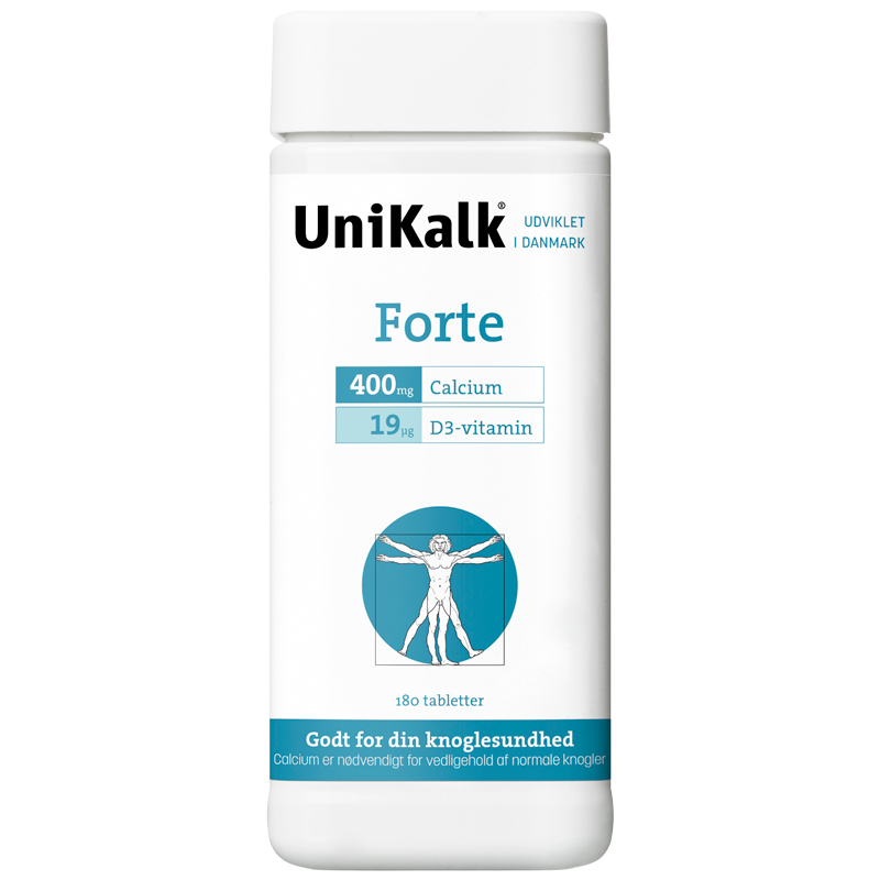 Orkla Care A/S Unikalk Forte 180 tab